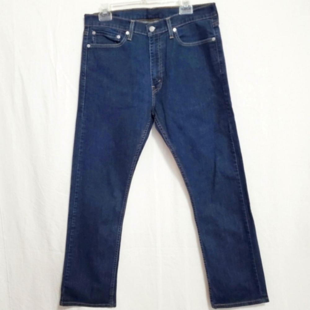 Levi's 513 Slim Straight Jeans Mens 34 Waist - Picture 2 of 8